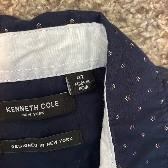 Kenneth Cole short sleeve button down size 4T - Picture 2 of 2